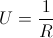 heat flow by conduction r to u equation