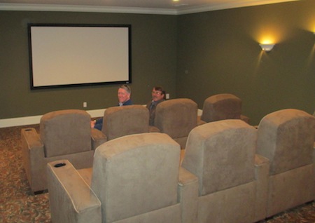 Atlanta mcmansion Allison Bailes Martin Holladay home theater