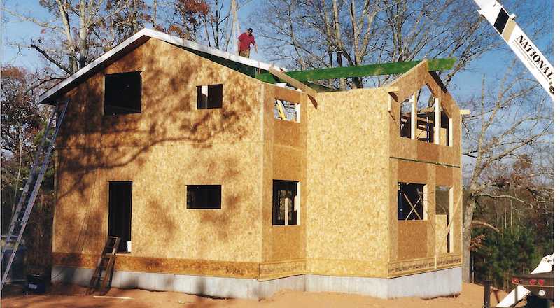 Installing the roof panels