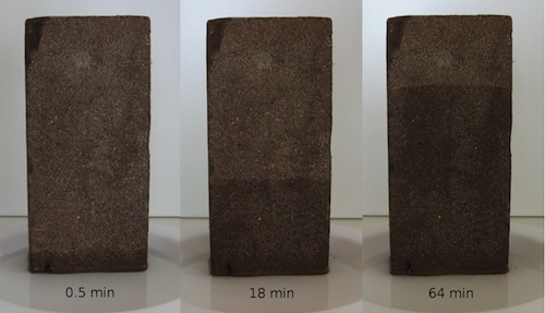 capillary flow brick