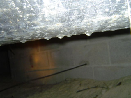 crawl space duct insulation condensation line in the sand resized 600