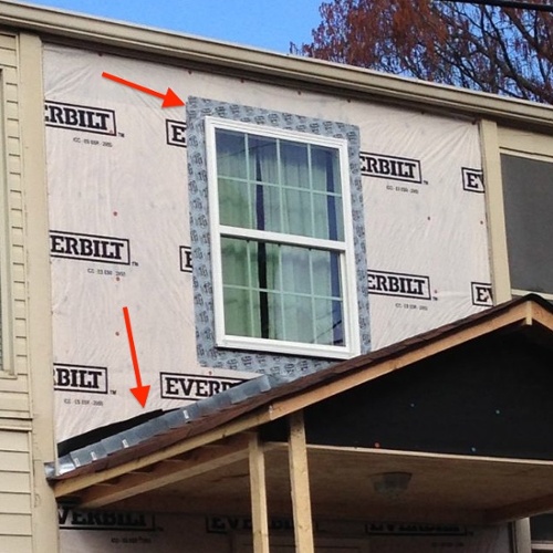 house wrap flashing details moisture management problem window