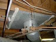 Panned joist return vents in your air conditioner's duct system can make your ducts dirty.