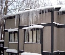 Ice Dams Caused By Heat Loss Through Ceiling Higher Fuel Oil Use