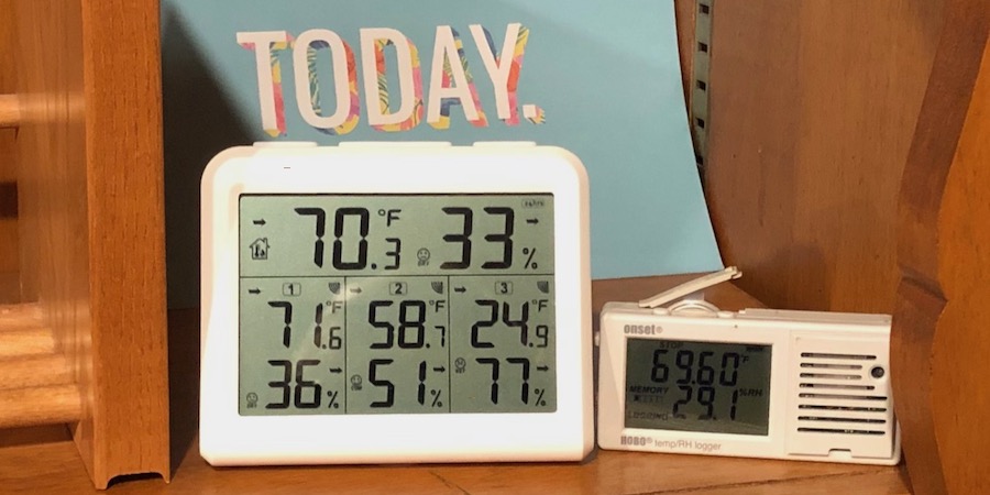 Measuring Indoor Humidity With A Digital Thermo-hygrometer