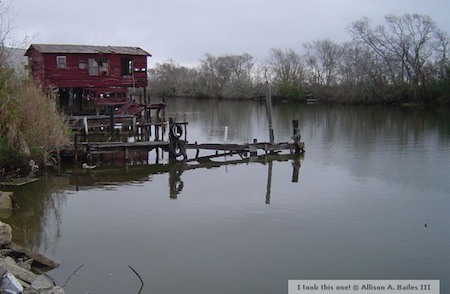 louisiana house on the bayou chauvin peak oil