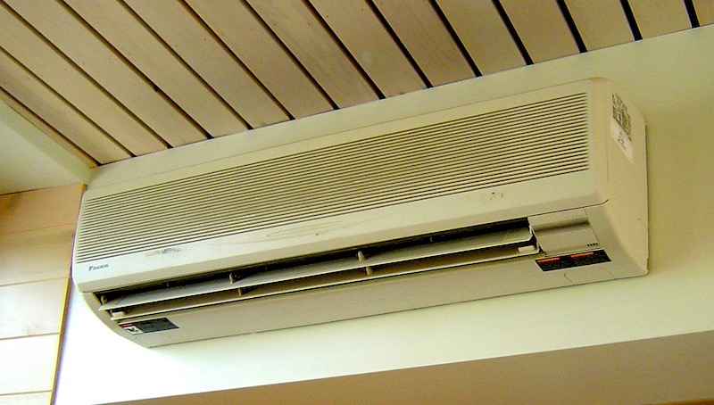 A Mini-split Heat Pump Of The Ductless, Wall-mounted Variety