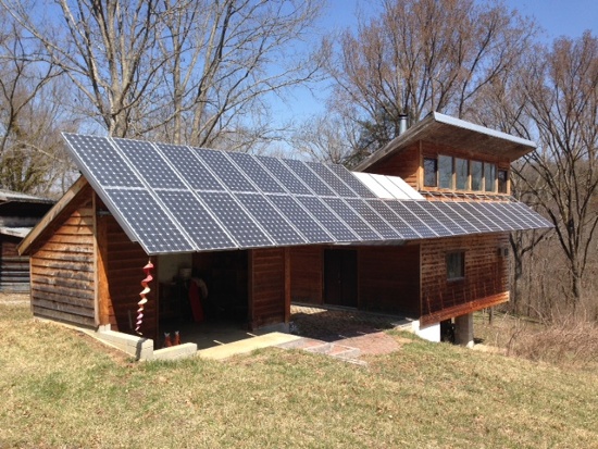 Passive Solar Net Zero House Photovoltaic Modules Richard Levine Kentucky