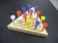 popular chain restaurant peg board game