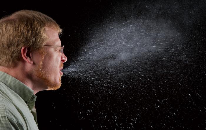 Droplets From A Sneeze Can Travel 18 Feet Across A Room