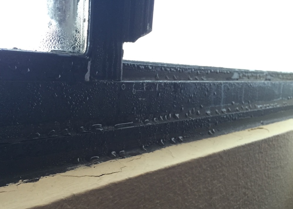 Condensation On A Window Frame