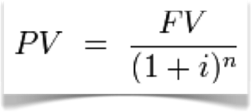 present value formula single payment